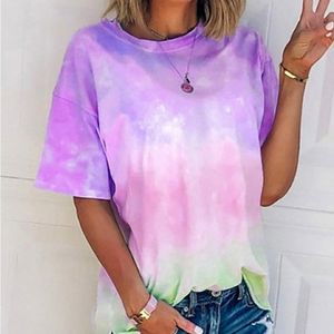 Tie Dye Print Short Sleeve T-shirt